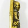 Luang Pu Thuat Amulet (Iron  Back) - Yellow metal and A-Type/Big votive tablet No.2
