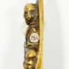 Luang Pu Thuat Amulet (Iron  Back) - Yellow metal and A-Type/Big votive tablet No.1